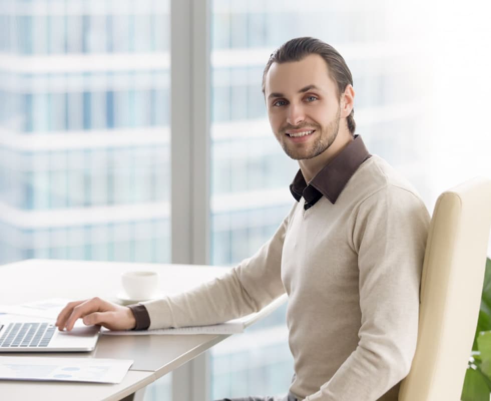 Wellbeing professional getting booked through VEDA